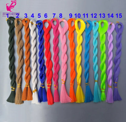 80cm Long Doll Hair Wig - DIY Handmade Doll Hair Accessory for Customization
