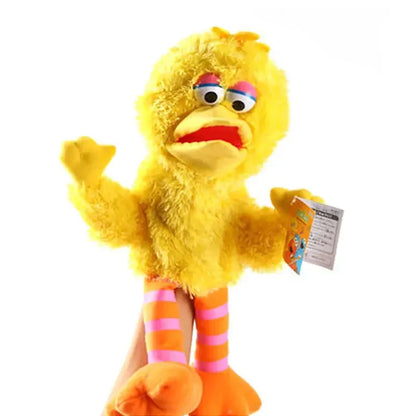 Sesame Street Elmo Hand Puppet - Large Soft Plush Cartoon Toy for Kids, Birthday & New Year Gifts