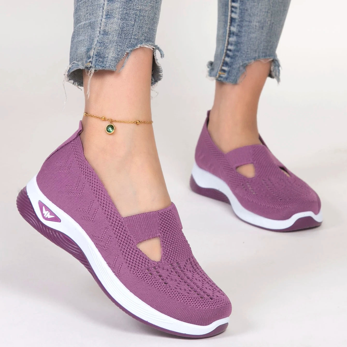 Spring Women's Sports Shoes – Breathable, Lightweight, Non-Slip, Wear-Resistant Casual Sneakers