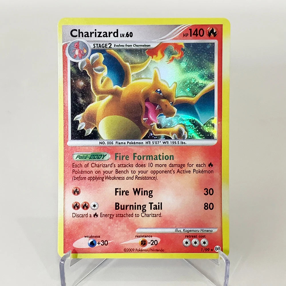 PTCG Charizard V VMAX EX GX Cards - Rare Collectible Battle and Proxy Trading Cards