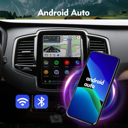 ISUDAR Wireless CarPlay Module for Volvo – AI Upgrade Adapter with Android Auto & Bluetooth (XC90/XC60/XC40/S90/S60/V90/V60)