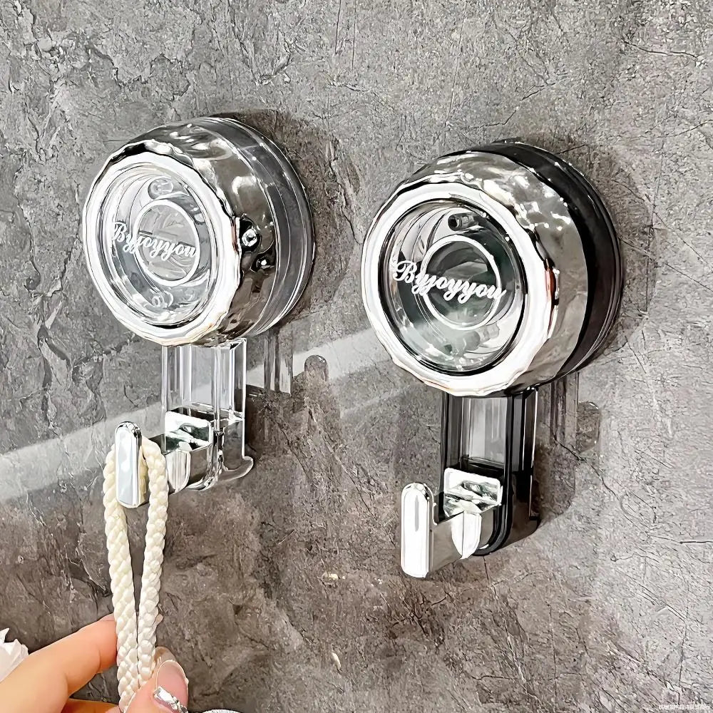 Fashion Powerful Reusable Suction Cup Hooks – Heavy Duty Traceless Shower & Clothes Hooks