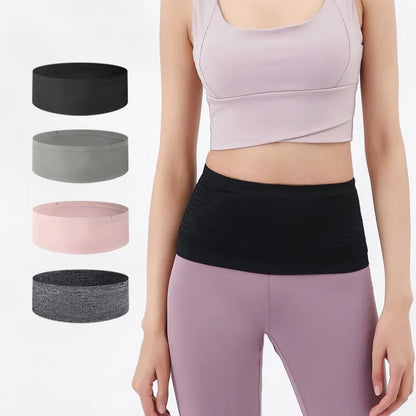 Seamless Invisible Running Waist Belt Bag – Lightweight, Portable Elastic Gym Bag for Mobile Phones, Ideal for Running and Cycling