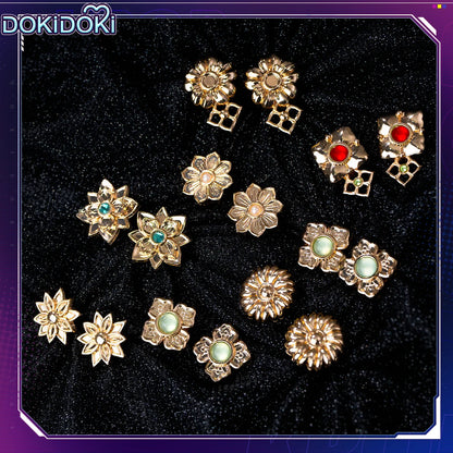 Rumii Miraa Zoeyy Cosplay Earrings — DokiDoki Metal Headwear for Halloween & Costume Accessories