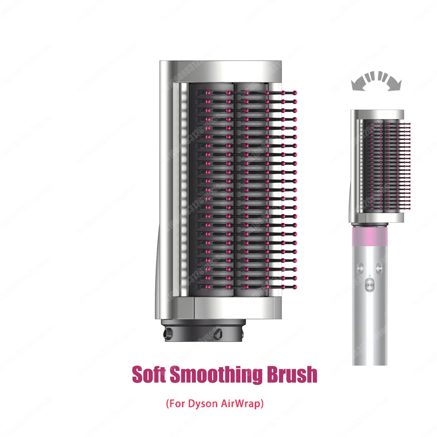 Anti-Flyaway Hair Styling Nozzle for Dyson Airwrap HS01/HS05 – Brush Attachment for Auto Curling & Dryer Accessories