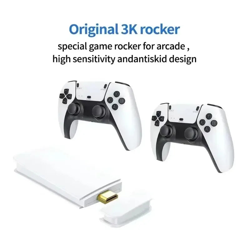 M15 4K HD Video Game Console – Wireless Handheld Retro Game Stick with Controller, 64GB, 20,000+ Games (2026 Hot Sale)