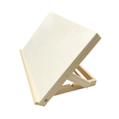 Foldable Lightweight Wooden Tabletop Easel – Adjustable Drawing Stand for Painters, Art Students & Artists