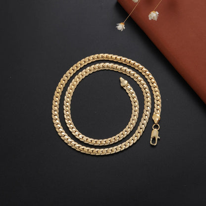 1MM 925 Sterling Silver Snake Chain Necklace – High-Quality Fashion Jewelry for Men & Women