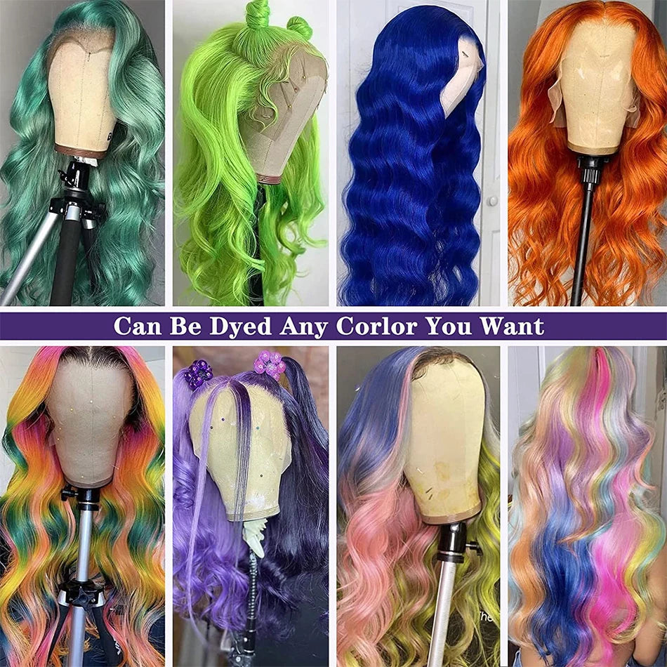 613 Blonde Human Hair Lace Front Wig – Body Wave 13x6 & 13x4 HD Lace Frontal Wig for Women