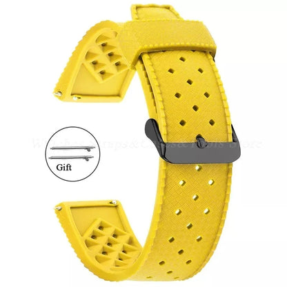 Premium Tropic Silicone Watch Strap – 20mm & 22mm Quick Release Waterproof Rubber Bracelet for Seiko, Oris & Omega