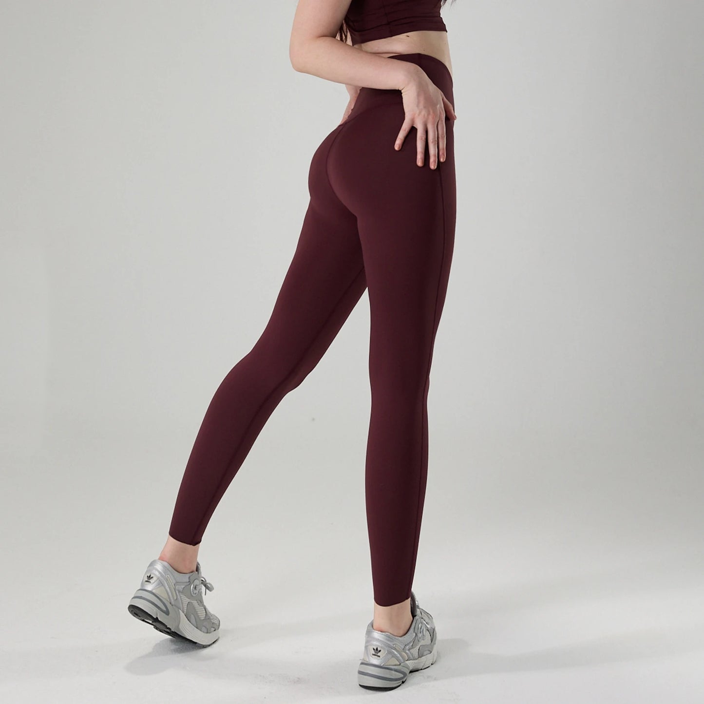 Women’s Lycra Four-Way Stretch Yoga Pants – High Waist Seamless Sports Leggings, T-Line Free Gym Fitness Wear