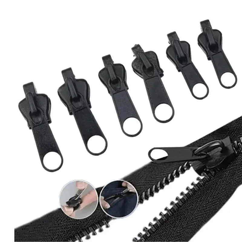 Universal Zipper Repair Kit – 3 Sizes Instant Fix Zip Slider Replacement for Clothes, Bags & Sewing, Zipper Rescue Tool Accessory