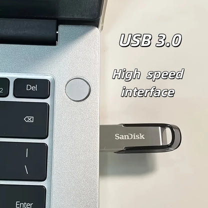 SanDisk CZ73 USB 3.0 Flash Drive - Metal Pen Drive 16GB–512GB Up to 150MB/s Read Speed