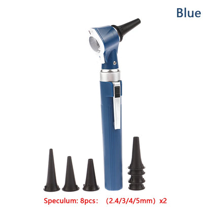 Professional Otoscope Diagnostic Kit – LED Endoscope for Ear Care, Portable Ear Cleaner with 8 Tips for Home & Doctor Use
