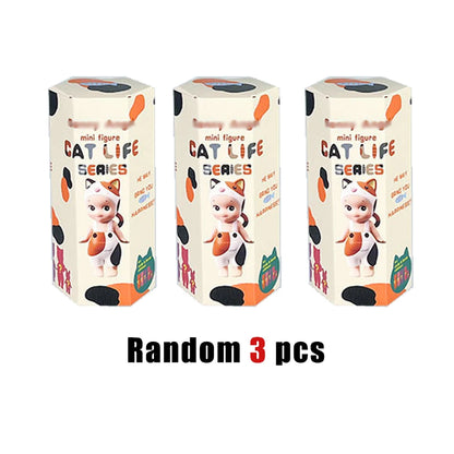 Anime Cat Life Figure - Instant Noodle Scene PVC Collectible Ornament and Desk Decor Gift