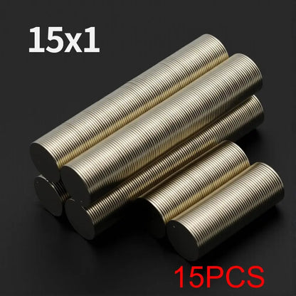 N35 Neodymium Magnets - Super Strong Round Permanent Fridge Magnets for DIY Projects & Crafts