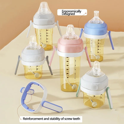 BPA-Free Classic Newborn Bottle Grip Handle – Compatible Silicone Handles for Hegen Bottle, Baby Feeding Accessories