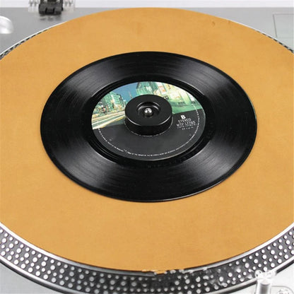 45 RPM Aluminum Adapter — Dome 7-Inch Vinyl Record Converter for All Turntables