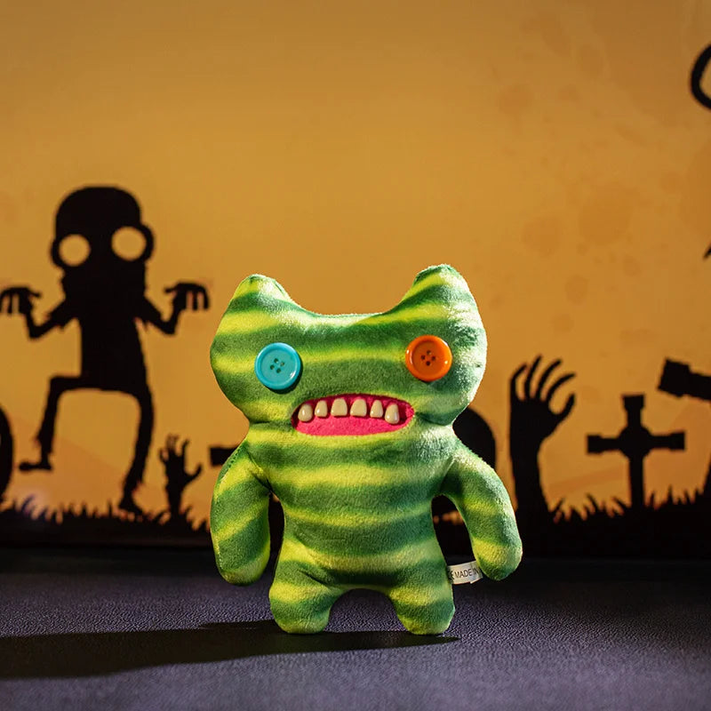 20CM Funny Ugly Monster Plush Doll - Cute Big-Toothed Stuffed Toy for Halloween, Collectors, and Gifts