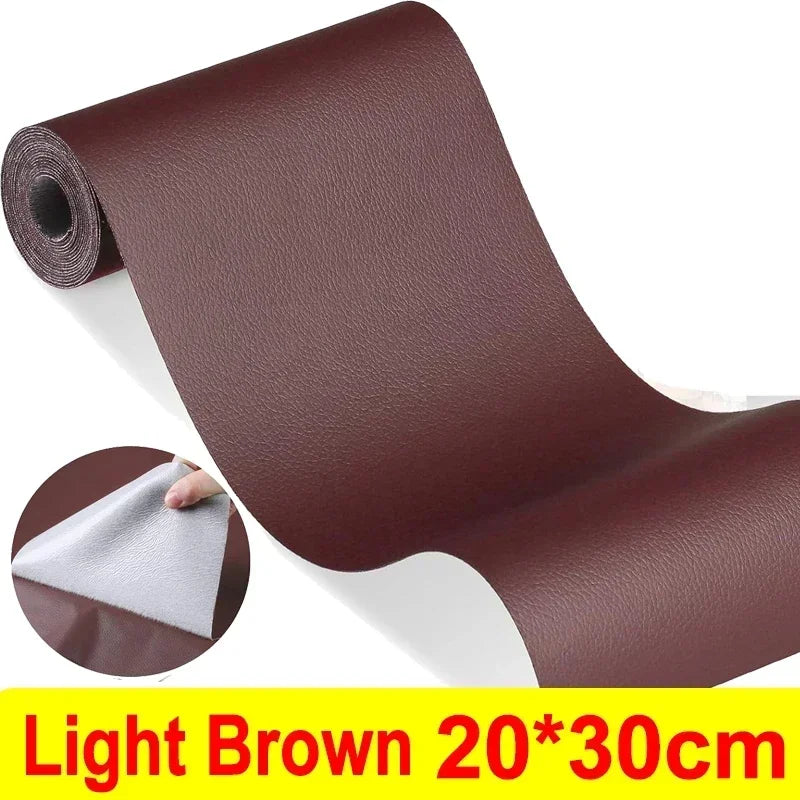 Self-Adhesive Leather Repair Tape - Cuttable Patch for Sofas, Furniture & Car Seats
