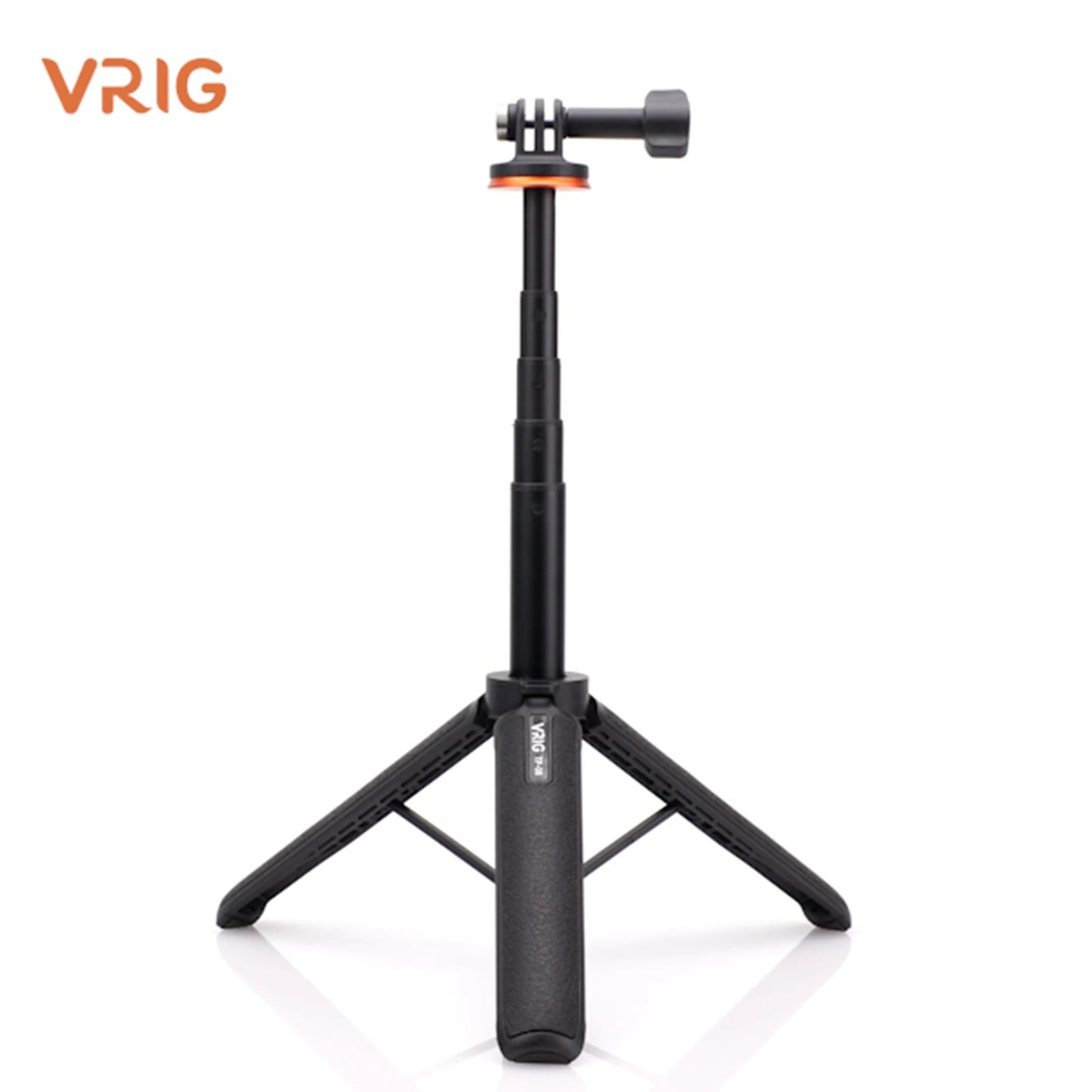 VRIG TP-08 TP-06 Tripod Stand Selfie Stick – Aluminum Alloy with 1/4 Inch Screw, Cold Shoe Mount & 360° Rotation, 1.5kg Load Capacity