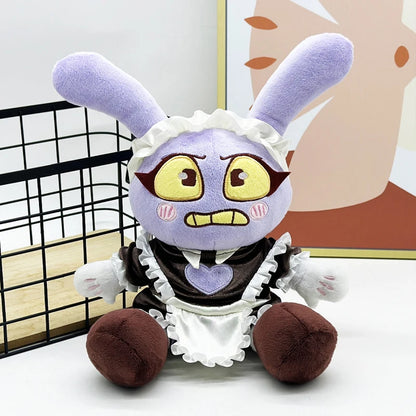 25CM Digital Circus Jax Plush Doll - Magical Rabbit Clown Collectible Toy for Fans, Home Decor, and Gifts