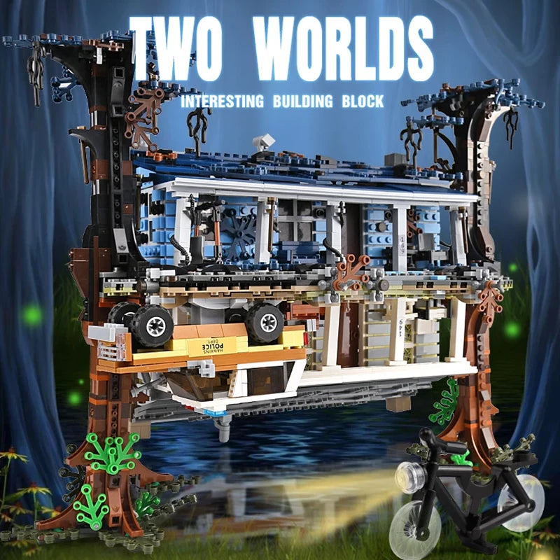 HOT TOY 2499Pcs Stranger Things The Upside Down Building Blocks – Compatible 75810 Model Kit for Kids & Adults