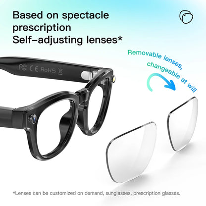 Xiaomi AI Smart Glasses – 200MP Bluetooth Camera Glasses with Music, Calls, Object Recognition & AI Translation