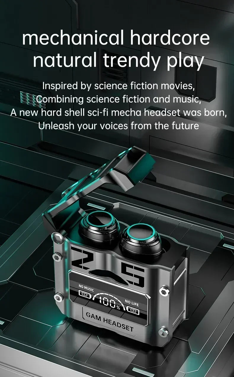 M25 TWS Wireless Bluetooth Earphones – Touch Control, Noise Reduction, Waterproof Stereo Gaming Headphones