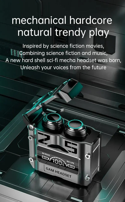 M25 TWS Wireless Bluetooth Earphones – Touch Control, Noise Reduction, Waterproof Stereo Gaming Headphones