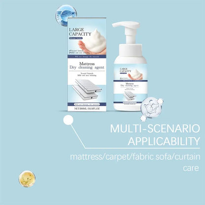 Mattress & Upholstery Stain Remover - Dry Cleaning Foam for Coffee, Wine, Urine, Cosmetics & Fabric Care