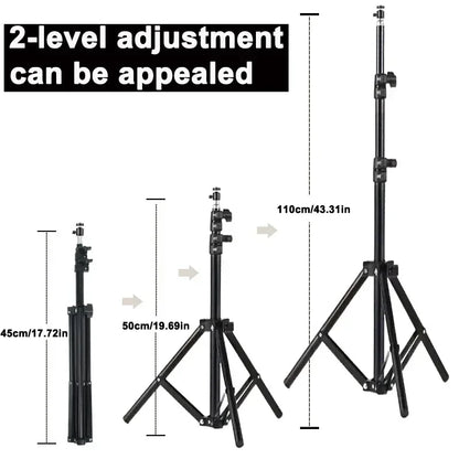 DITONG 110cm Universal Tripod Stand for Magcubic HY300 Pro & HY320 Mini Projector – Portable Bracket Mount