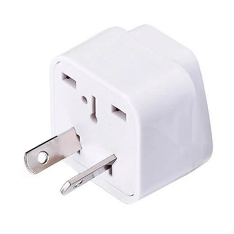 Universal 2-in-1 Plug Adapter – CN, US, UK, EU to AU Converter Socket for Australia & New Zealand Travel, 10A (White/Black)