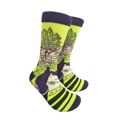 Men’s Anime Dragon Ball Socks - Harajuku Hip Hop Cosplay Fashion Funny Crew Socks