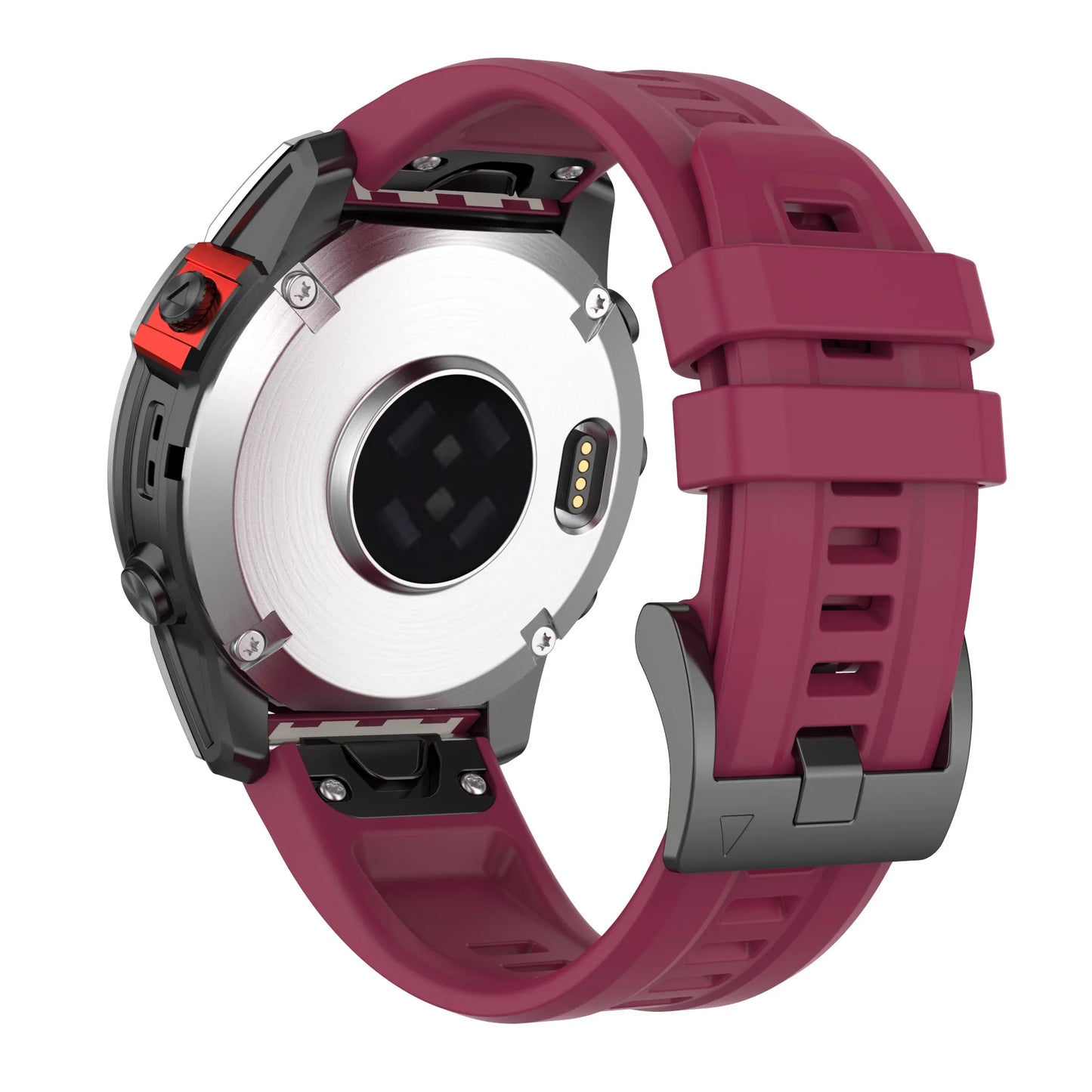 Silicone Watch Strap for Garmin Fenix 7X/7/7S/6/6X/5X/5S/3HR/945/935 – QuickFit 20/22/26mm Wrist Band