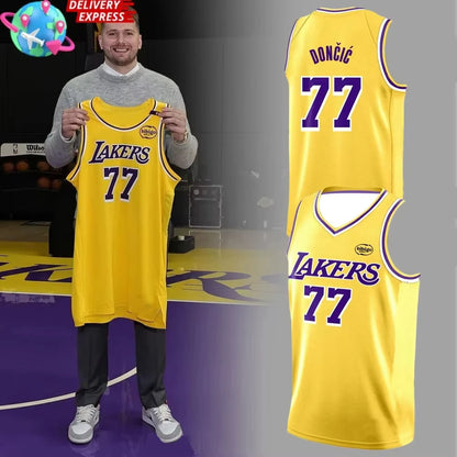 2026 Men’s Luka Dončić Basketball Jersey – Short Sleeve Y2K Oversized Training Uniform, Breathable Sports Shirt for Youth & Adults