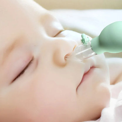 Soft Baby Nasal Aspirator - Anti-Backflow Silicone Nose Cleaner for Newborns and Infants