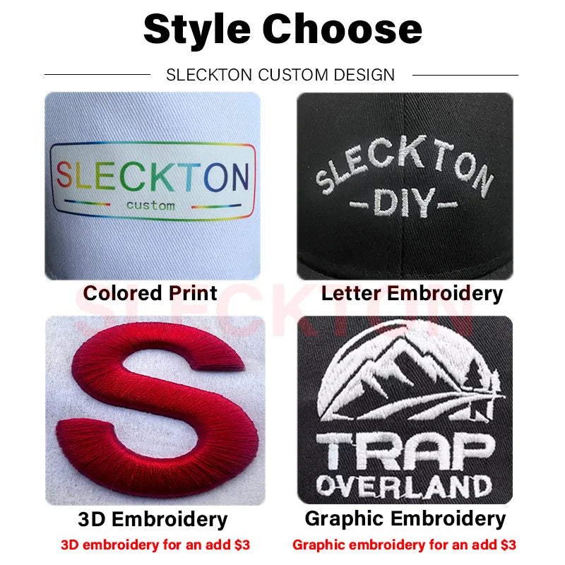 Custom Embroidered Baseball Cap - DIY Logo Mesh Hat for Men & Women, Adjustable Cotton Unisex Cap