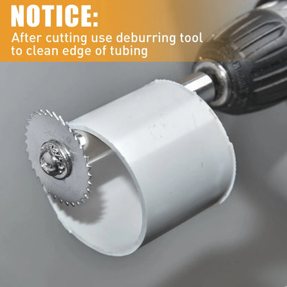 HSS Circular Saw Blade Set - 1/4 Inch Hex Shank Cutting Discs for Rotary Tools, Metal, Wood & Plastic