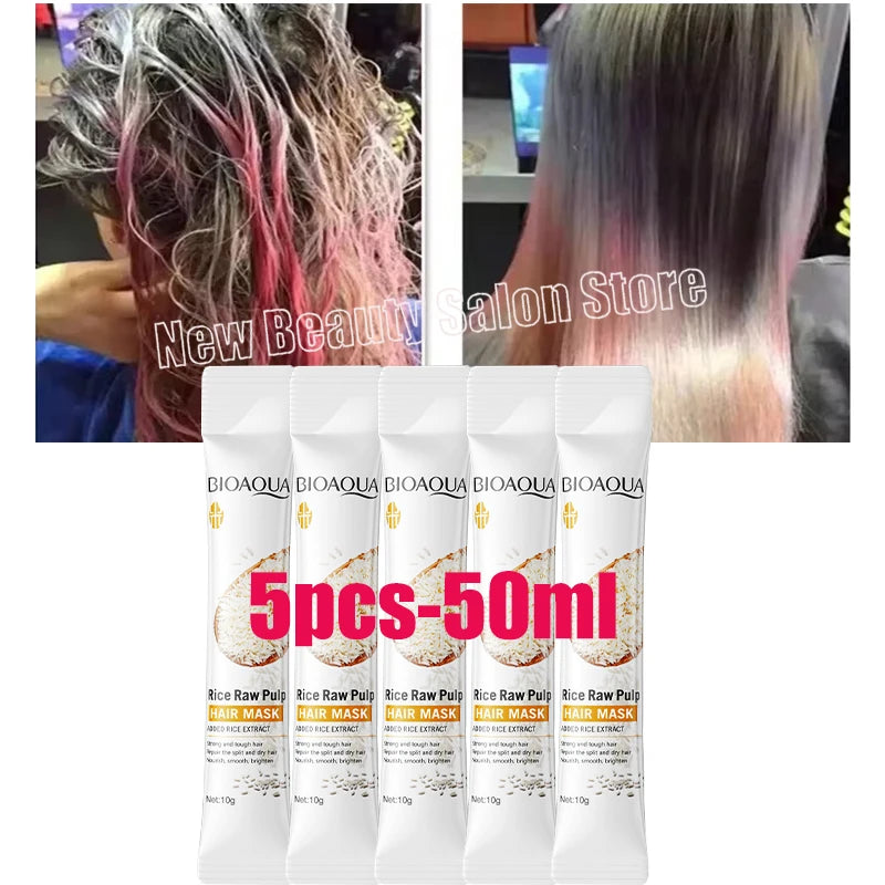 Natural Repair Hair Mask – Professional Treatment for Dryness, Split Ends, Damage, Frizz & Tangles, 5-Second Soft Smooth Care