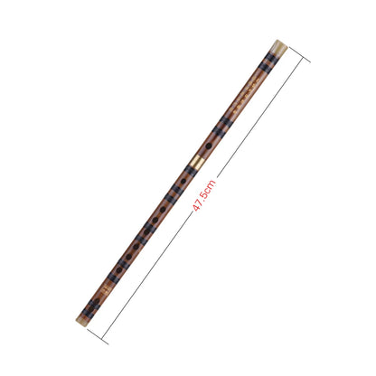 Pluggable Bitter Bamboo Dizi Flute – Handmade Traditional Chinese Woodwind Instrument, Key C/D/G for Professional Performance