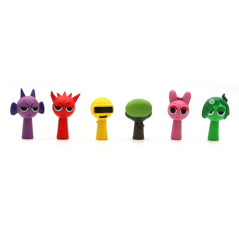 2025 Sprunki Action Figures Set — Sprunkies Game Collectible Toys Birthday Gift for Fans