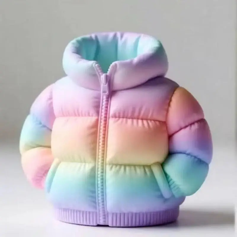 3D Puffer Jacket Pen Holder - Cute Creative Desk Organizer, Stand-Up Pen Pouch for Office & Home