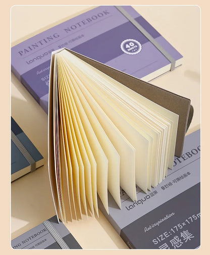 Mini Tearable Sketchbook 250gsm – 40-Sheet Drawing Notebook for Watercolor, Acrylic, Marker, Oil & Gouache