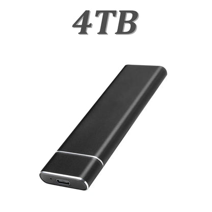 High-Speed Portable SSD – 2TB/4TB External Solid State Drive, Large Capacity Fast Data Storage USB Efficient Backup Hard Drive