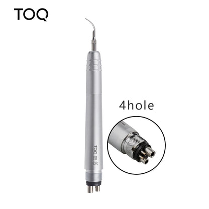 Dental Ultrasonic Air Scaler Handpiece – 2/4 Holes with 3 Tips for Teeth Whitening, Polishing & Cleaning