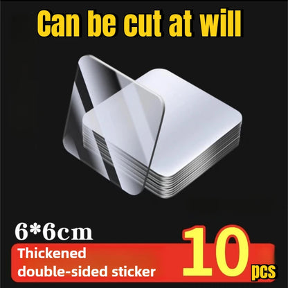 Double-Sided Nano Adhesive Tape – Reusable Super Strong Transparent Waterproof Wall Mount Stickers for Home & Office Use