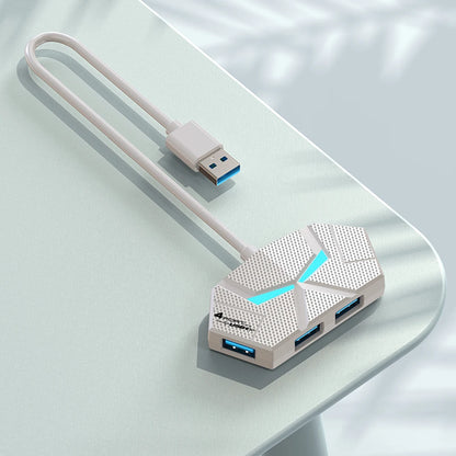 7-Port USB 3.0 Hub Type-C Docking Station — High-Speed 5Gbps Adapter for Laptop, Hard Drive, Mouse & Keyboard