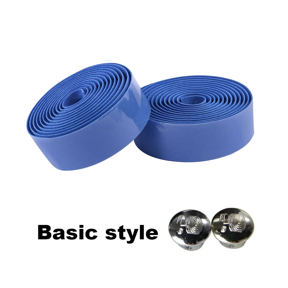 Bicycle Handlebar Tape – Anti-Vibration PU EVA Non-Slip Breathable Road Bike Bar Wrap for Racing