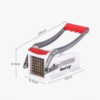 Multi-Functional Stainless Steel Vegetable Cutter - Manual Potato Slicer for Cucumbers, Fruits, and Vegetables - Efficient Kitchen Cutting Tool